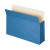 Smead File Pocket Straight-Cut Tab 3-1/2" Exp Legal Blue (74225)