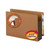 Smead End Tab File Pockets, Extra Wide Legal Size, 3-1/2" Expansion, Redrope with Brown Gusset, 10/Box
