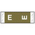 Col R Tab 81950 Label Letter E 100/Pack