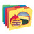 Smead Interior File Folders - 1/3 Cut Tab, Assorted Bright Colors, Sized for Hanging Folders