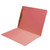 Straight-Cut File Folders, Letter Size, Reinforced Tab, 1 Fastener, 11pt Pink, 50/Box