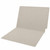 Colored End Tab File Folders, Letter Size, 11pt, 2-Ply, No Fastener, Gray, 100/Box (85C03SR102)