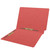 Colored Folders, End Tab, Letter Size, 3/4" Expansion, Fastener Positions 3 and 5, 11pt Red, 50/Box
