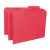 Smead Interior File Folders, 1/3-Cut Tab, Letter Size, Red, 100/Box