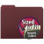 Smead Interior File Folders, 1/3-Cut Tab, Letter Size, Maroon, 100/Box