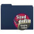 Smead Interior File Folders, 1/3-Cut Tab, Letter Size, Navy, 100/Box