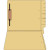 Colored Folders, End Tab, Letter Size, 3/4" Exp, Fastener Pos 1, 11pt Buff, 50/Bx