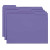 Smead Interior File Folder, 1/3-Cut Tab, Letter Size, Purple, (10283)