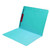 Straight-Cut File Folders, Letter Size, Reinforced Tab, 1 Fastener, 11pt Light Blue, 50/Box