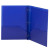 Smead 3 Prong 2-Pocket Plastic folder, Letter Size, Dark Blue, 25/Box