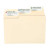 SuperTab File Folders, Letter Size, 1/3-Cut, No Fasteners, 11pt. Manila, 100/Box