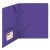 Smead Lockit Two-Pocket File Folder, Letter Size, Purple, 25/Bx (87943)