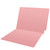 Colored End Tab File Folders, Letter Size, 14pt, 2-Ply, No Fastener, Pink, 50/Box (87C00SR102)