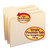 Smead File Folders, Letter Size, Reinforced 1/3-Cut Tab [Left], Manila, 100/Box