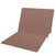 Colored End Tab File Folders, Letter Size, 14pt, 2-Ply, No Fastener, Brown, 50/Box (87C31SR102)