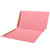 Pink File Folders, End Tab, Legal Size, 2 Fasteners, 11-Point Stock