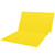 Colored Folders, End Tab, Legal Size, 3/4" Expansion, No Fasteners, 11pt Yellow, 100/Box
