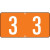 Tab Products Numeric Labels Number 3 A1277-3