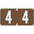 Tab 1280 Label Number 4 (1000/Roll)