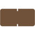 Tab 1281 Brown Label (1000/Roll)