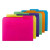 Smead Poly File Folders, 1/3-Cut Tab, Letter Size, 6 Colors, 12/Pack