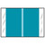 Col R Tab 11100 Series Designation Label, Light Blue, 500/Roll