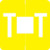 Barkley Alpha Labels Letter T Yellow ADPK-T