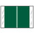 Col R Tab 11000 Series Designation Label, Green, 500/Roll