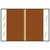 Col R Tab 11100 Series Designation Label, Brown, 500/Roll