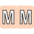 Amerifile ARAM-Series Label, Letter M