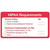 HIPAA Compliant Labels, HIPAA Requirements, 3-1/4 x 1-3/4, White/Red, 500/Roll (ARD3224)