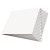 Cardinal Write 'n Erase Tabloid Index Dividers, 12-Tab, 11 x 17, White, 1 Set (84272)