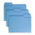Smead SuperTab File Folder, Letter Size, Blue, 100/Box (11986)