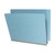 End Tab Pressboard Fastener Folders, Letter Size, Blue, 25/Box