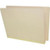 End Tab Expanding File Folders, Letter Size, 18pt, 2-Ply End Tab, Two Fasteners, 2" Expansion, Manila, 25/Box