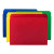 Smead Poly File Folders, Straight-Cut Tab, Letter Size, 4 Colors, 12/Pack