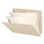 End Tab Classification Folders, 2 Dividers, Letter Size, 18pt Manila, 10/Box (DV-S42-26-M)
