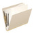 End Tab Classification Folders, 2 Dividers, Letter Size, Manila, 10/Box