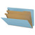 Blue Letter Size End Tab Pressboard Classification Folder (DV-S52-26-3BLU)