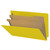 Yellow Letter Size End Tab Pressboard Classification Folder (DV-S52-26-3YLW)