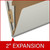 Pressboard Classification Folders, 1 Divider, Letter Size, Gray, 10/Box