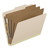 Classification Folders, 3 Dividers, Letter Size, Manila, 10/Box