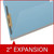 Pressboard Folders, Top Tab, Legal Size, 2" Exp, 2 Fasteners, No Dividers, Type III Blue, 25/Box
