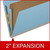 Pressboard Classification Folders, 1 Divider, Legal Size, Blue, 10/Box