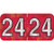PMA Compatible Year Labels, 2024, Holographic Red, 3/4 x 1-1/2, 500/RL
