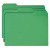 Smead File Folders, Letter Size, Reinforced 1/3-Cut Tab, Green, 100/Box