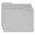 Smead File Folder, Reinforced 1/3-Cut Tab, Letter, Gray (12334)