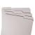 Smead Colored File Folders, Letter Size, 1/3-Cut Tab, No Fastener, 11pt Gray, 100/Box