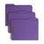 Smead WaterShed/CutLess Fastener Folders Purple 50/Box (12442)