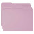 Smead Colored File Folders, Letter Size, 1/3-Cut Tab, No Fastener, 11pt Lavender, 100/Box